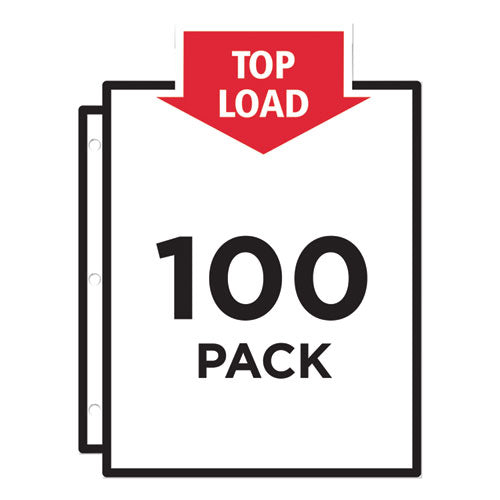 Image of Avery® Top-Load Sheet Protector, Standard, Letter, Semi-Clear, 100/box