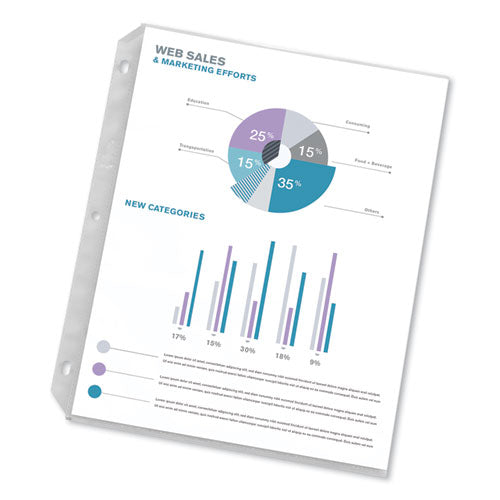 Image of Avery® Top-Load Poly Sheet Protectors, Super Heavy Gauge, Letter, Nonglare, 50/box