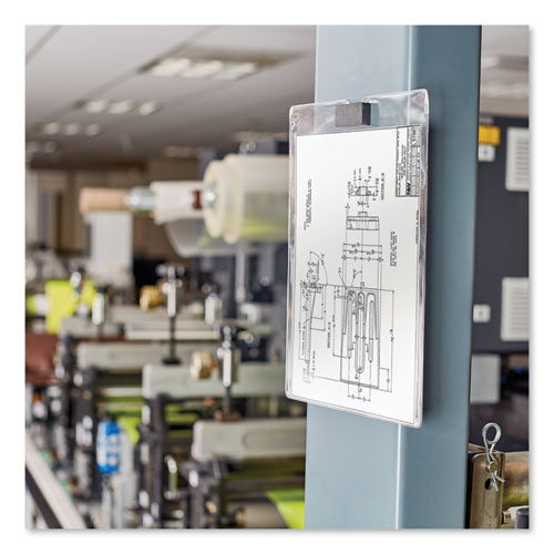 Image of Avery® Top-Load Clear Vinyl Envelopes w/Thumb Notch, 9" x 12", Clear, 10/Pack