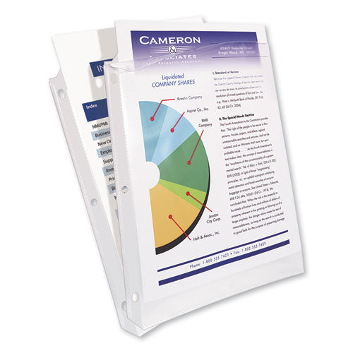 Image of Avery® Top-Load Poly Sheet Protectors, Heavy Gauge, Letter, Diamond Clear, 100/box