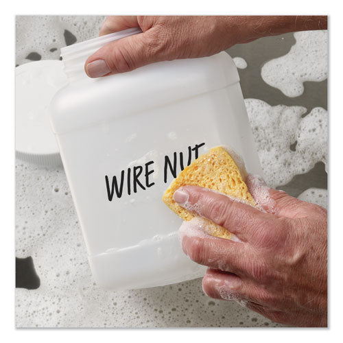 Image of Avery® Marks A Lot Large Desk-Style Permanent Marker With Metal Pocket Clip, Broad Bullet Tip, Black, Dozen (24878)