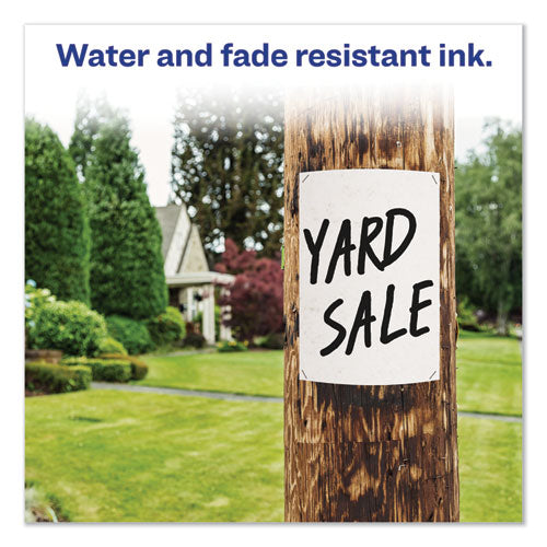 Image of Avery® Marks A Lot Extra-Large Desk-Style Permanent Marker, Extra-Broad Chisel Tip, Black (24148)