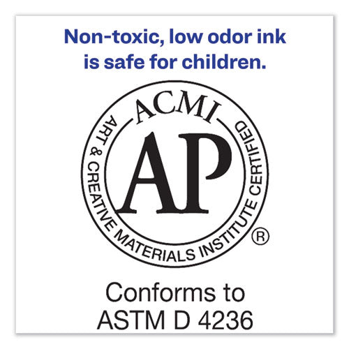 Image of Avery® Marks A Lot Extra-Large Desk-Style Permanent Marker, Extra-Broad Chisel Tip, Black (24148)