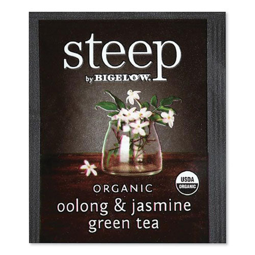 Image of Bigelow® Steep Tea, Oolong And Jasmine Green, 0.06 Oz Tea Bag, 20/box