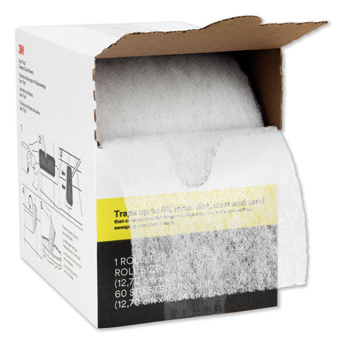Image of 3M Easy Trap Duster, 5" X 30 Ft, White, 1 60 Sheet Roll/box