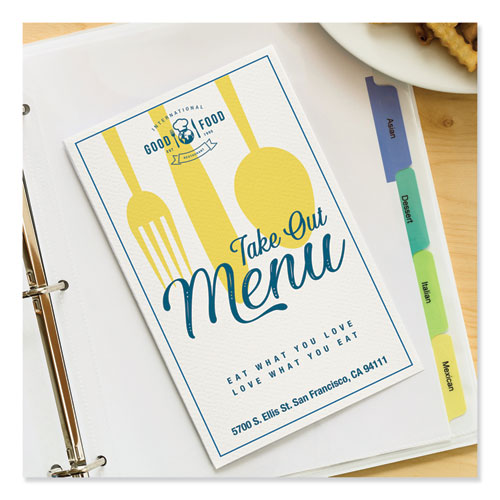 Image of Avery® Half-Fold Greeting Cards with Envelopes, Inkjet, 65 lb, 5.5 x 8.5, Textured Uncoated White, 1 Card/Sheet, 30 Sheets/Box