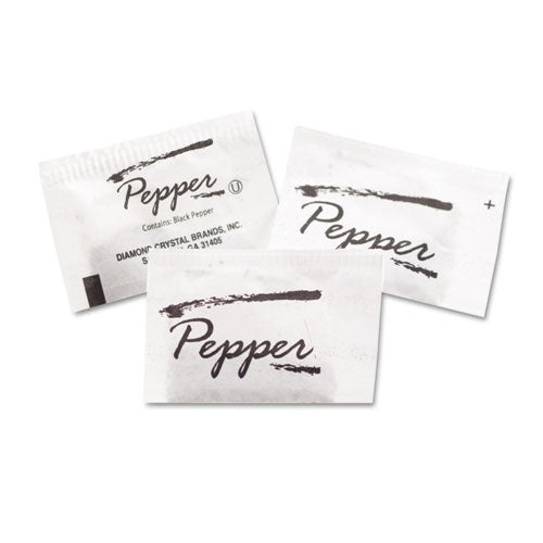 Image of Diamond Crystal Pepper Packets, 0.1 Grams, 3,000/carton