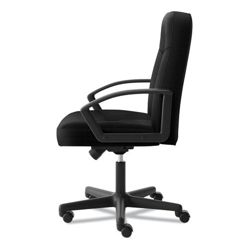 Image of HON® Hvl601 Series Executive High-Back Chair, Supports Up To 250 Lb, 17.44" To 20.94" Seat Height, Black