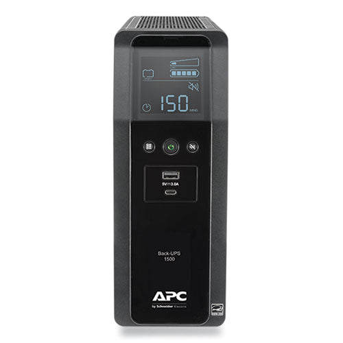 Image of APC® BN1500M2 Back-UPS PRO BN Series Battery Backup System, 10 Outlets, 1,500 VA, 1,080 J