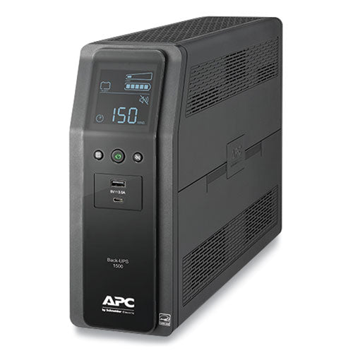 Image of APC® BN1500M2 Back-UPS PRO BN Series Battery Backup System, 10 Outlets, 1,500 VA, 1,080 J