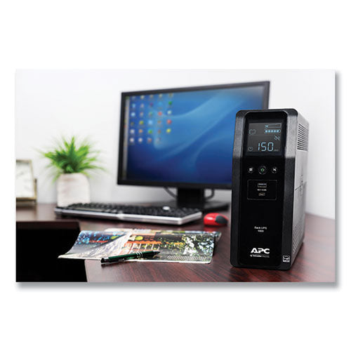 Image of APC® BN1500M2 Back-UPS PRO BN Series Battery Backup System, 10 Outlets, 1,500 VA, 1,080 J