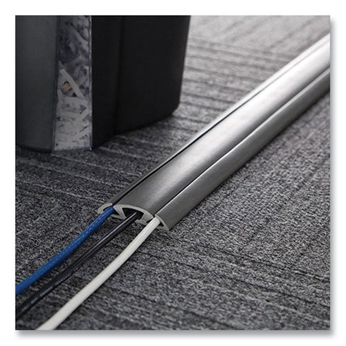 Image of UT Wire® CORD PROTECTOR AND CONCEALER, 2.6" X 5 FT, GRAY