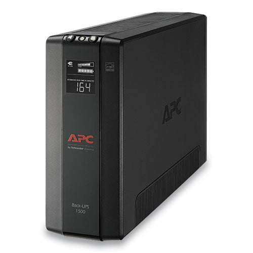 Image of APC® BX1500M Back-UPS PRO BX Series Compact Tower Battery Backup System, 10 Outlets, 1,500 VA, 789 J