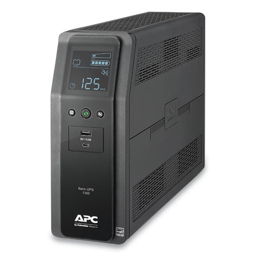 Image of APC® BN1350M2 Back-UPS PRO BN Series Battery Backup System, 10 Outlets, 1,350 VA, 1,080 J