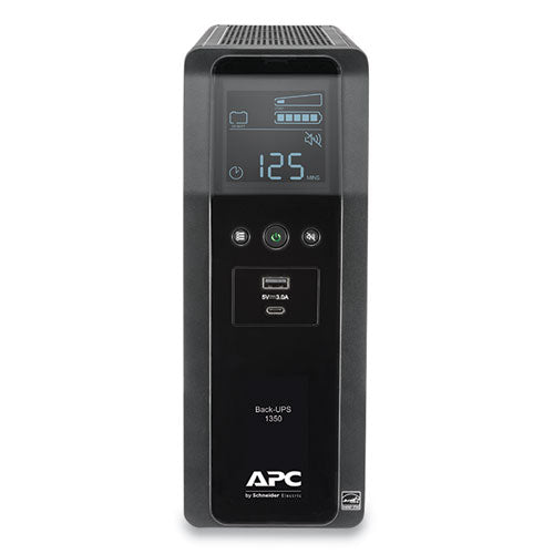Image of APC® BN1350M2 Back-UPS PRO BN Series Battery Backup System, 10 Outlets, 1,350 VA, 1,080 J