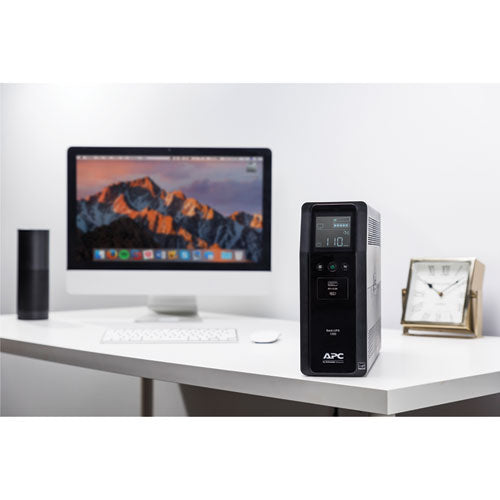 Image of APC® BN1350M2 Back-UPS PRO BN Series Battery Backup System, 10 Outlets, 1,350 VA, 1,080 J