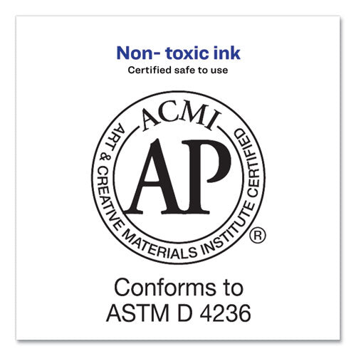 Image of Avery® Hi-Liter Desk-Style Highlighters, Fluorescent Orange Ink, Chisel Tip, Orange/black Barrel, Dozen