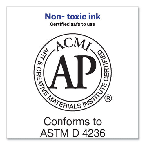 Image of Avery® Hi-Liter Desk-Style Highlighters, Fluorescent Pink Ink, Chisel Tip, Pink/black Barrel, Dozen