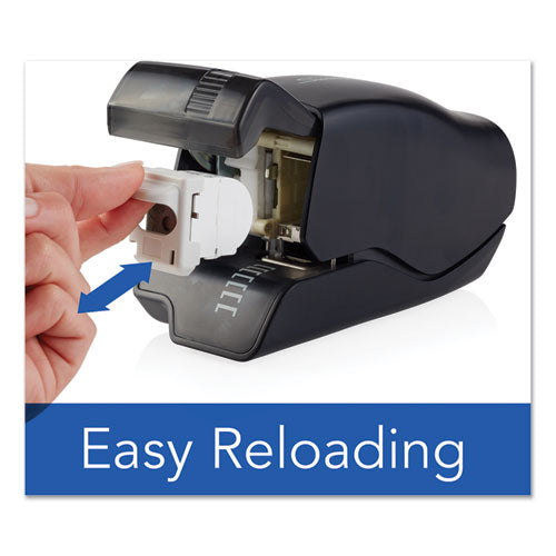 Image of Swingline® Desktop Cartridge Electric Stapler With Led Guide, 25-Sheet Capacity, Black