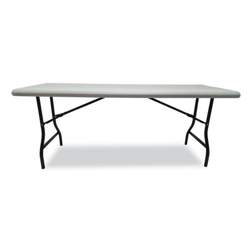 Image of Iceberg IndestrucTable Industrial Folding Table, Rectangular, 72" x 30" x 29", Platinum