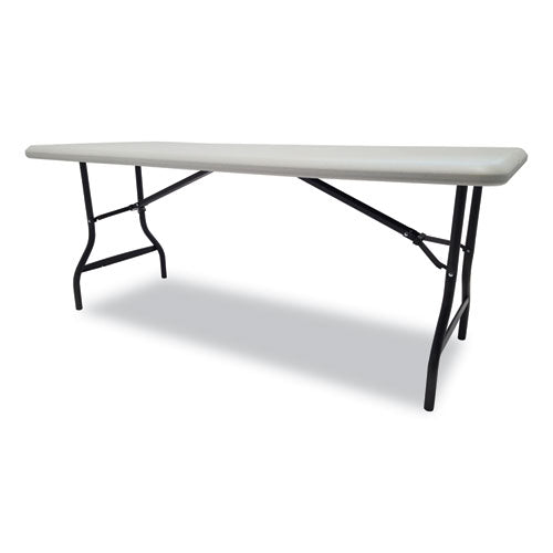 Image of Iceberg IndestrucTable Industrial Folding Table, Rectangular, 72" x 30" x 29", Platinum
