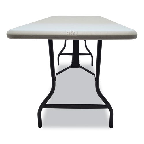 Image of Iceberg IndestrucTable Industrial Folding Table, Rectangular, 72" x 30" x 29", Platinum