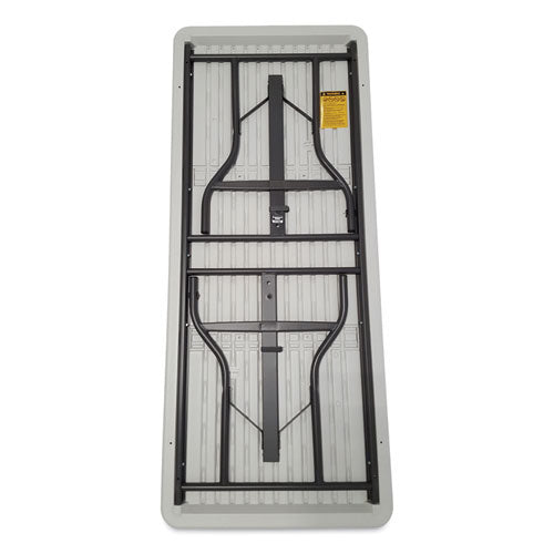 Image of Iceberg IndestrucTable Industrial Folding Table, Rectangular, 72" x 30" x 29", Platinum