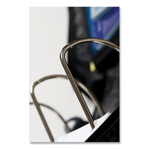 Image of Case it King Size Mighty Zip Tab Binder, 3 Rings, 4" Capacity, 11 X 8.5, Blue