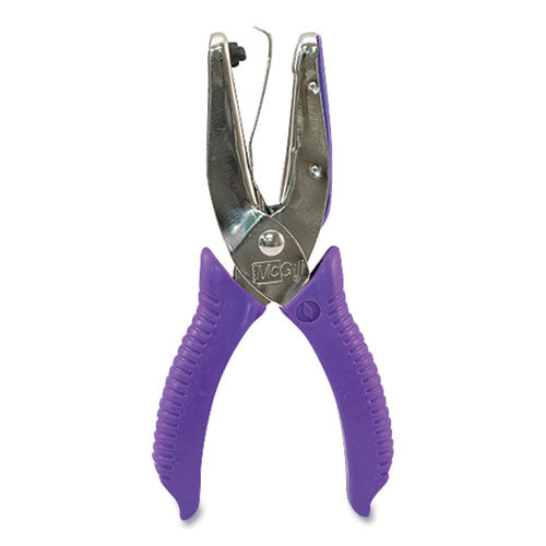 Image of McGill 15-Sheet Medium-Duty One-Hole Punch, Diamond Shape, Chrome