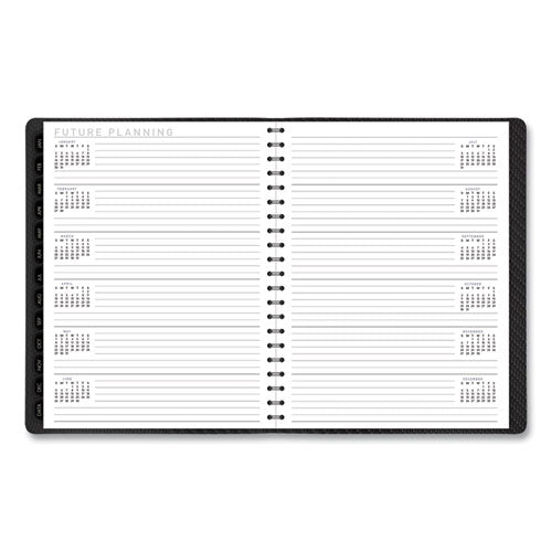 Image of AT-A-GLANCE® Contemporary Weekly/Monthly Planner, Vertical-Column Format, 11 x 8.25, Graphite Cover, 12-Month (Jan to Dec): 2025