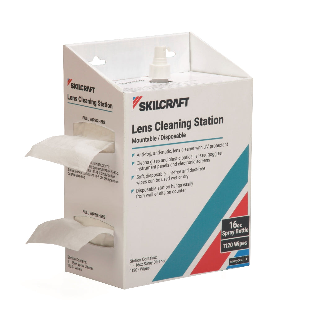 Image of Lens Cleaning Station, Disposable, 16 oz Pump, 1120 Wipes