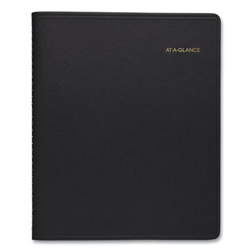 Image of AT-A-GLANCE® Monthly Planner, 8.75 x 7, Black Cover, 12-Month (Jan to Dec): 2025