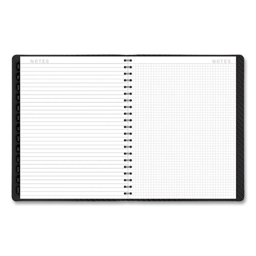 Image of AT-A-GLANCE® Contemporary Weekly/Monthly Planner, Vertical-Column Format, 11 x 8.25, Graphite Cover, 12-Month (Jan to Dec): 2025