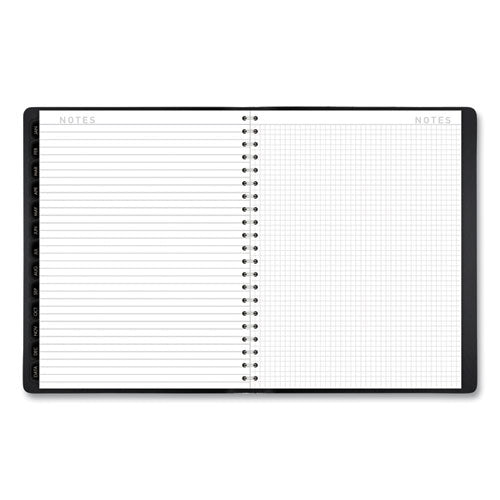 Image of AT-A-GLANCE® Contemporary Weekly/Monthly Planner, Vertical-Column Format, 11 x 8.25, Black Cover, 12-Month (Jan to Dec): 2025