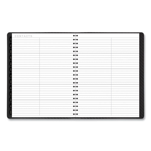 Image of AT-A-GLANCE® Contemporary Weekly/Monthly Planner, Vertical-Column Format, 11 x 8.25, Graphite Cover, 12-Month (Jan to Dec): 2025