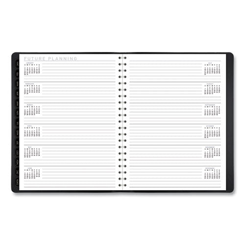 Image of AT-A-GLANCE® Contemporary Weekly/Monthly Planner, Vertical-Column Format, 11 x 8.25, Black Cover, 12-Month (Jan to Dec): 2025