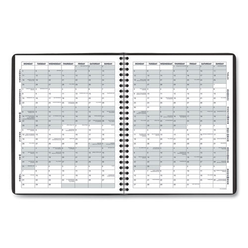 Image of AT-A-GLANCE® Monthly Planner, 8.75 x 7, Black Cover, 12-Month (Jan to Dec): 2025