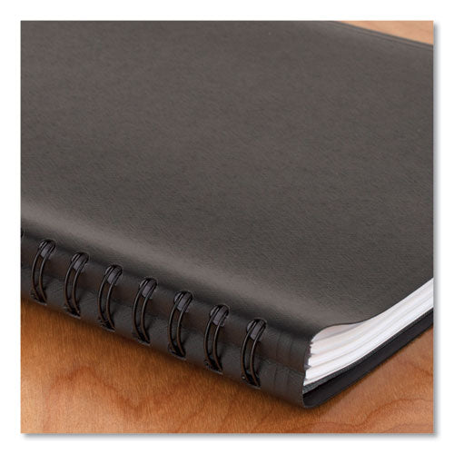 Image of AT-A-GLANCE® Four-Person Group Daily Appointment Book, 11 x 8, Black Cover, 12-Month (Jan to Dec): 2025