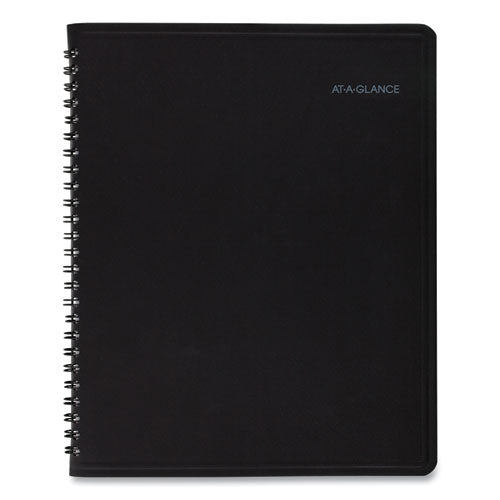 Image of AT-A-GLANCE® QuickNotes Monthly Planner, 8.75 x 7, Black Cover, 12-Month (Jan to Dec): 2025