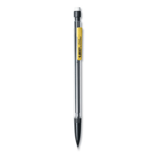 Image of BIC® Xtra Smooth Mechanical Pencil, 0.7 mm, HB (#2), Black Lead, Clear Barrel, 40/Pack