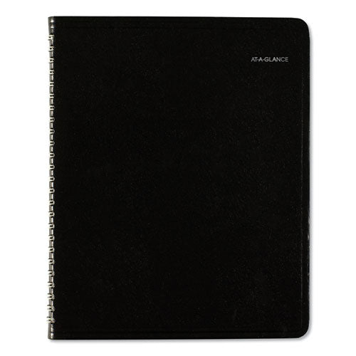 Image of AT-A-GLANCE® DayMinder Weekly Planner, Vertical-Column Format, 8.75 x 7, Black Cover, 12-Month (Jan to Dec): 2025
