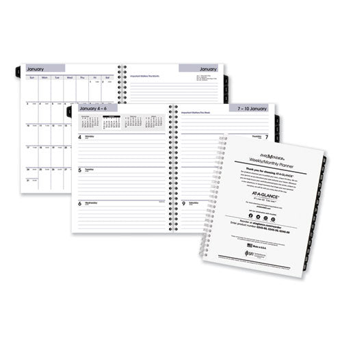 Image of AT-A-GLANCE® DayMinder Executive Weekly/Monthly Refill, 8.75 x 7, White Sheets, 12-Month (Jan to Dec): 2025