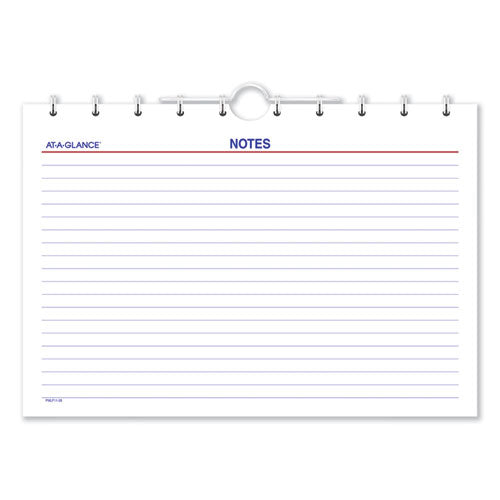 Image of AT-A-GLANCE® Move-A-Page Three-Month Wall Calendar, 12 x 27, White/Red/Blue Sheets, 15-Month: Dec 2024 to Feb 2026