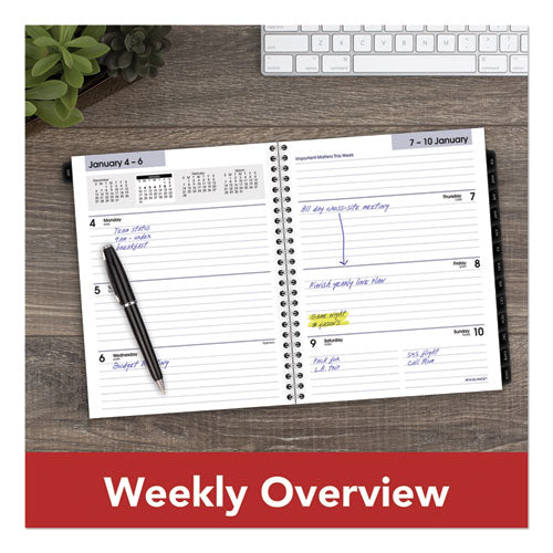Image of AT-A-GLANCE® DayMinder Executive Weekly/Monthly Refill, 8.75 x 7, White Sheets, 12-Month (Jan to Dec): 2025