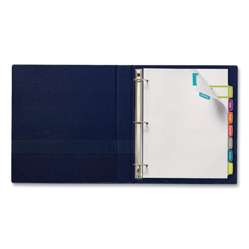 Image of Avery® Big Tab Printable Large White Label Tab Dividers, 8-Tab, 11 x 8.5, White, 4 Sets