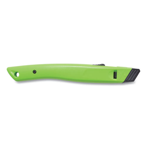 Image of Westcott® Safety Ceramic Blade Box Cutter, 0.5" Blade, 5.5" Plastic Handle, Green