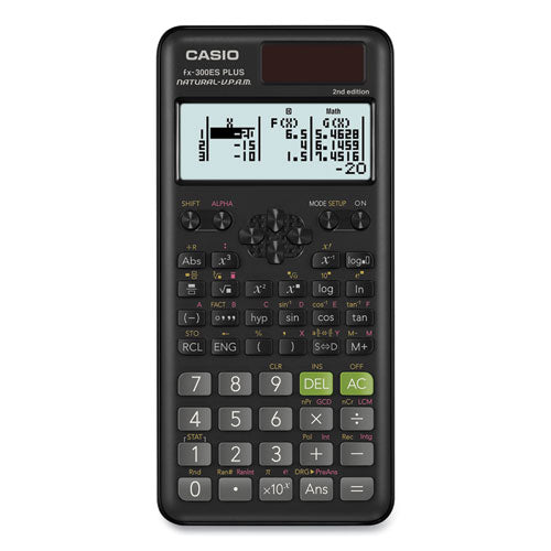 Image of Casio® Fx-300es Plus 2nd Edition Scientific Calculator, 16-Digit Lcd, Black