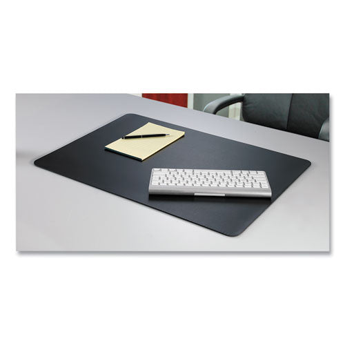Image of Artistic® Rhinolin II Desk Pad with Antimicrobial Protection, 36 x 24, Black