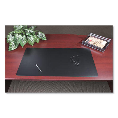 Image of Artistic® Rhinolin II Desk Pad with Antimicrobial Protection, 36 x 20, Black