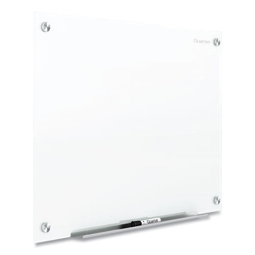 Image of Quartet® Brilliance Glass Dry-Erase Boards, 48" x 48", White Surface